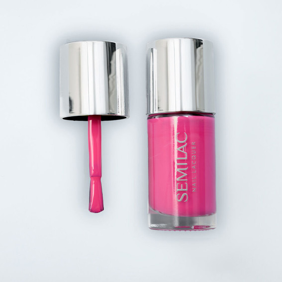 Klasyczny lakier do paznokci Semilac Nail Lacquer 119 Neon Pink 9 ml - Фото №2