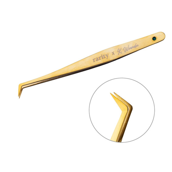 Eyelash tweezers Rarity X Karolina Warda - Soft Volume