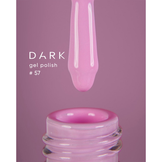 Gel polish DARK New collection 57 pink 6 ml - Фото №3