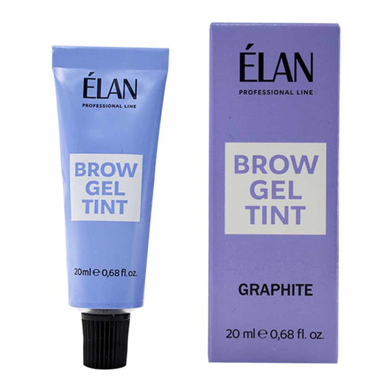 SALE Гель-краска ELAN для бровей Graphite 20 мл - Фото №2