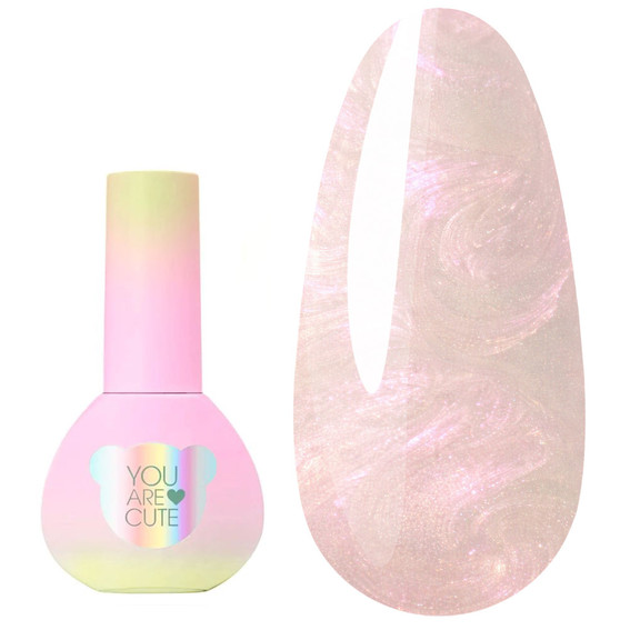Baza hybrydowa YOUARECUTE Cover Base 18 różowy perłowy 5 ml (962-3981-0985) - Фото №1