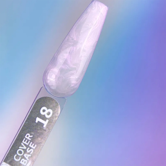 Baza hybrydowa YOUARECUTE Cover Base 18 różowy perłowy 5 ml (962-3981-0985) - Фото №3