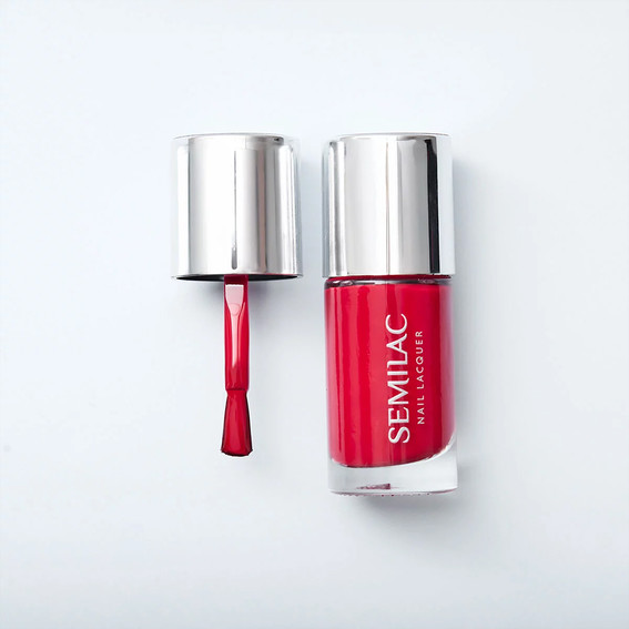 Klasyczny lakier do paznokci Semilac Nail Lacquer 110 Classic Red 9 ml - Фото №2