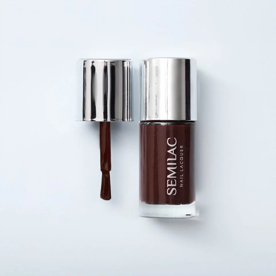 Klasyczny lakier do paznokci Semilac Nail Lacquer 111 Espresso 9 ml - Фото №2