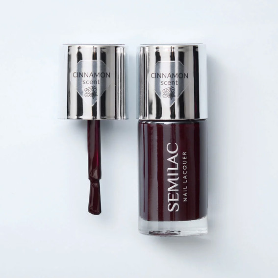 Klasyczny lakier do paznokci Semilac Nail Lacquer 112 Wine Red 9 ml - Фото №2