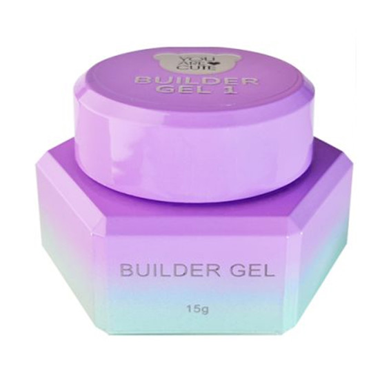 Żel budujący YOUARECUTE Builder Gel 1 przezroczysty 15 ml (995-4850-1351) - Фото №1