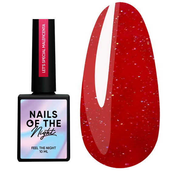 SALE Lakier hybrydowy NAILSOFTHENIGHT Let's special Maleficenta, 10 ml - Фото №1
