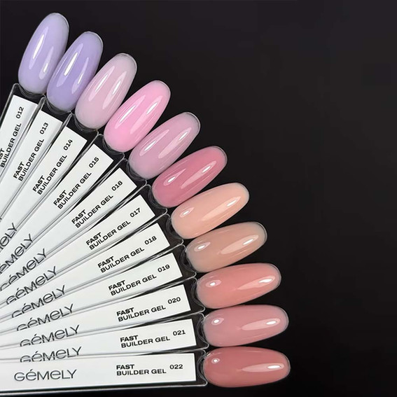 Гель для наращивания GEMELY Fast Builder Gel 17 ягодный 30 мл (7704096) - Фото №3