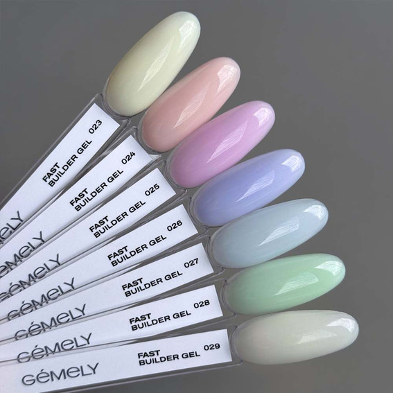 Gel for extension GEMELY Fast Builder Gel 25 pink-lilac 30 ml (0333899) - Фото №4