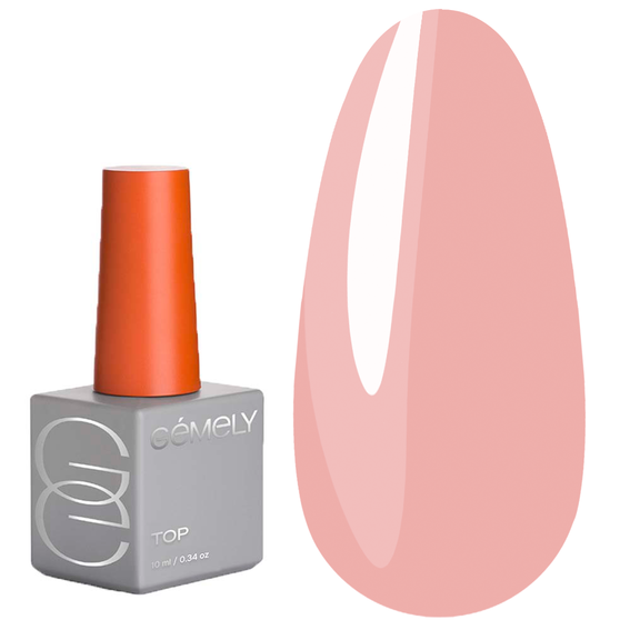 Top hybrydowy GEMELY Neo Cover 21 pudrowy róż bez warstwy lepkiej z filtrem UV 10 ml - Фото №1
