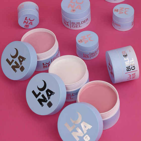 Gel for nail extension LUNA Premium 01 transparent 50 ml (323-2582-1280) - Фото №4