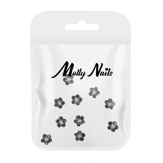 Декор для ногтей Molly Nails K1126 цветочки 3D 10 шт - Фото №1