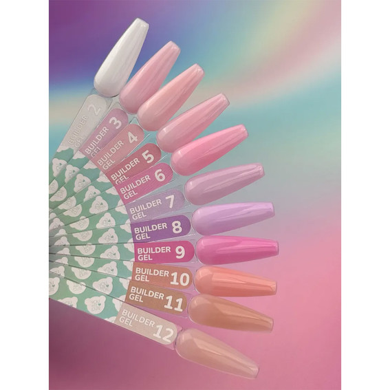 Żel budujący YOUARECUTE Builder Gel 3 jasnoróżowo-liliowy 15 ml (995-4852-1353) - Фото №4
