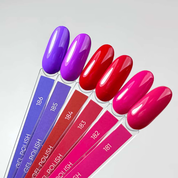 Gel polish DARK New collection 181 berry-raspberry 6 ml - Фото №4