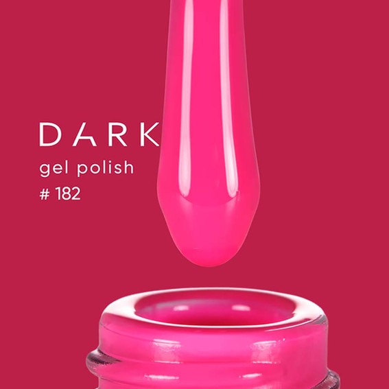 Lakier hybrydowy DARK New collection 182 jasna fuksja 6 ml - Фото №2