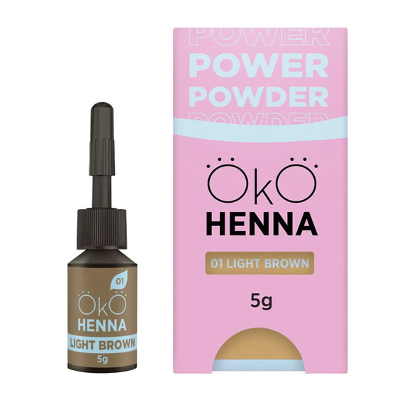 Henna for eyebrows OKO 01 Light Brown 5 g - Фото №1