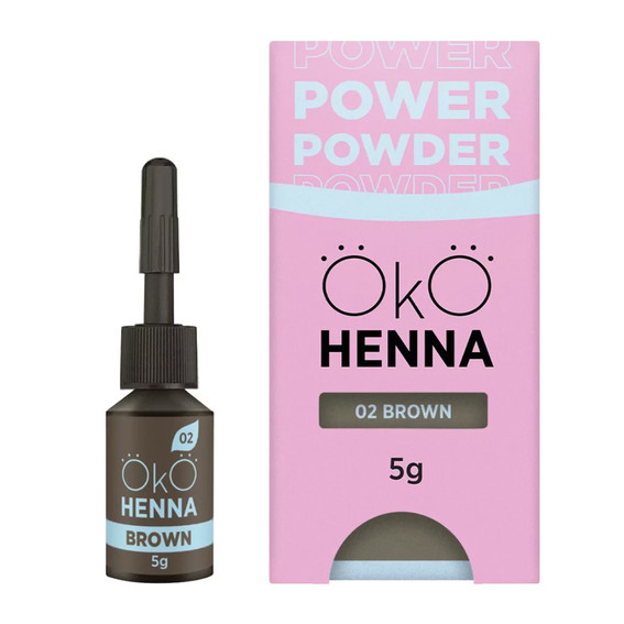 Henna for eyebrows OKO 02 Brown 5 g - Фото №1