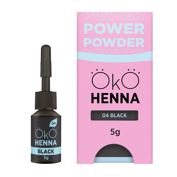 Henna for eyebrows OKO 04 Black 5 g