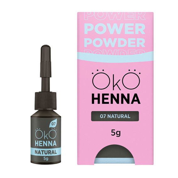 Henna for eyebrows OKO 07 Natural 5 g - Фото №1