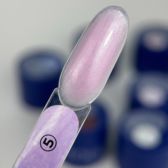 Gel Touch Builder liquid 05 lilac with shimmer 15 ml - Фото №3