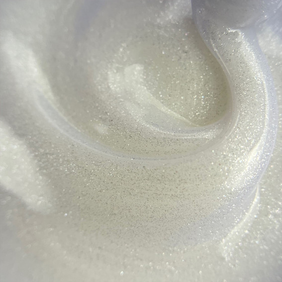 Gel Touch Builder liquid 16 milky with glitter 15 ml - Фото №2