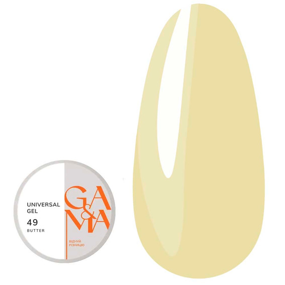 Żel przedłużający GA&MA Universal №049 Butter 30 ml (7703351) - Фото №1