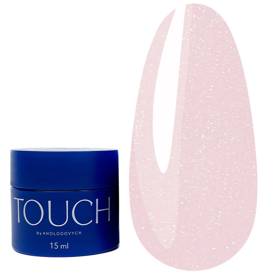 Gel Touch Builder liquid 20 light pink with shimmer 15 ml - Фото №1