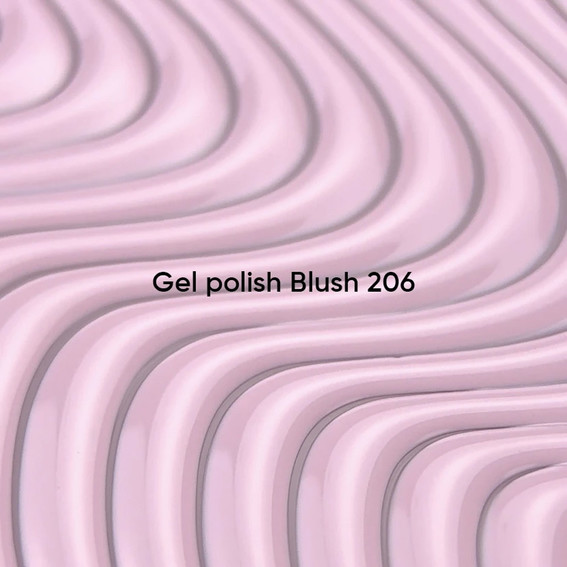 Lakier hybrydowy NAILSOFTHEDAY 206 Blush pastelowy jasnoróżowy 10 ml - Фото №3
