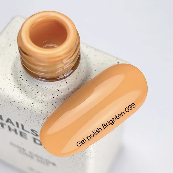 Gel polish NAILSOFTHEDAY 099 Brighten orange 10 ml - Фото №5
