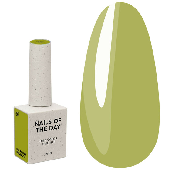 Гель-лак NAILSOFTHEDAY 235 Grow оливковый 10 мл - Фото №1