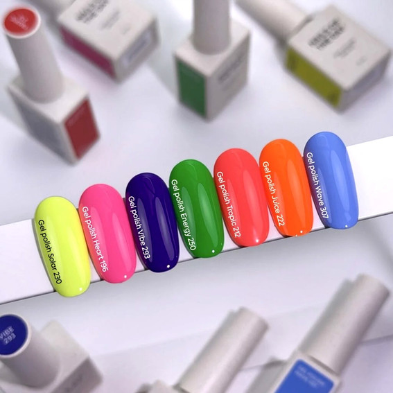 Гель-лак NAILSOFTHEDAY 293 Vibe ярко-фиолетовый 10 мл - Фото №4