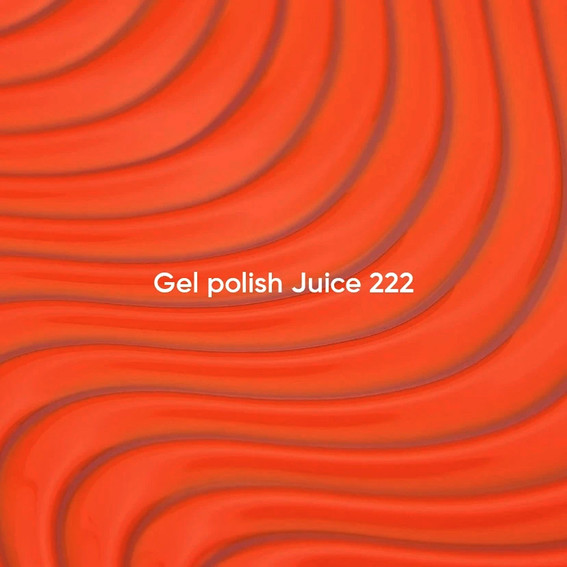 Lakier hybrydowy NAILSOFTHEDAY 222 Juice jasnopomarańczowy 10 ml - Фото №2