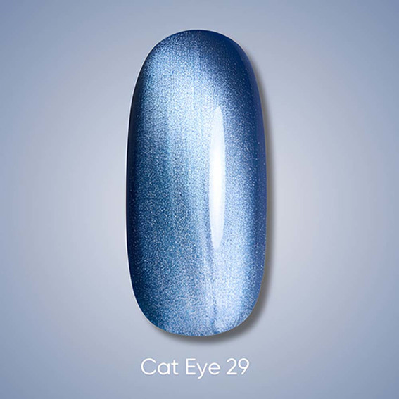 Gel polish DARK Cat Eye 29 blue 10 ml - Фото №4