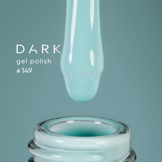 Gel polish DARK 149 soft blue 10 ml - Фото №2
