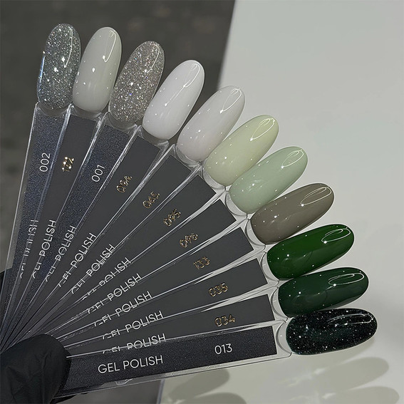 Gel polish DARK 095 light khaki 10 ml - Фото №5