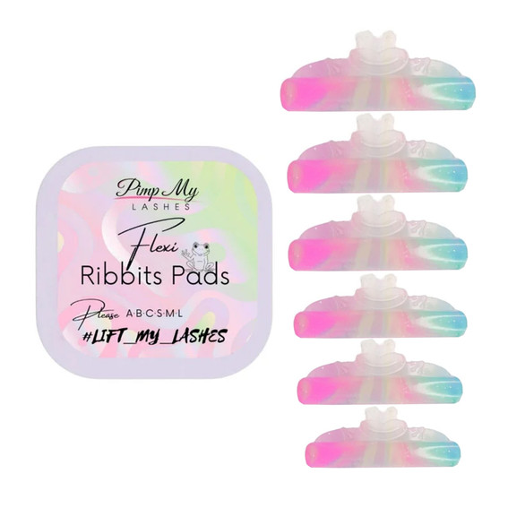 Pimp My Lashes Flexi Ribbits Pads (A, B, C, S, M, L) - Фото №1