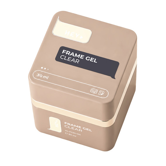 Гель для наращивания HEYLOVE Frame Gel Clear с помпой 30 мл - Фото №1