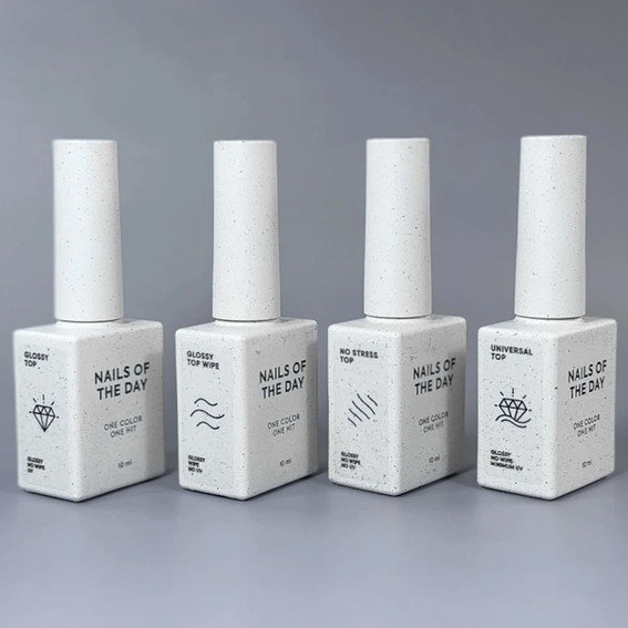 Top hybrydowy NAILSOFTHEDAY No stress top no wipe, 10 ml - Фото №3