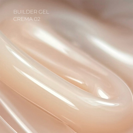 Żel budujący TOUCH Builder gel Crema 02 mleczny beż 30 ml - Фото №2
