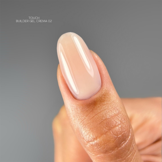 Żel budujący TOUCH Builder gel Crema 02 mleczny beż 30 ml - Фото №3
