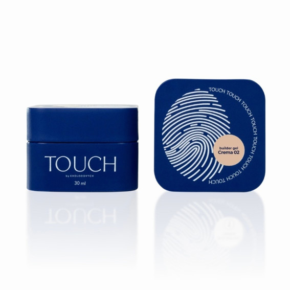 Żel budujący TOUCH Builder gel Crema 02 mleczny beż 30 ml - Фото №5