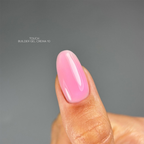 Żel budujący TOUCH Builder gel Crema 10 intensywnie różowy 30 ml - Фото №3