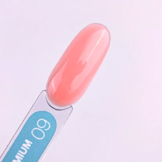 Gel for nail extension LUNA Premium Gel 09 soft peach 50 ml (323-2588-1281) - Фото №3