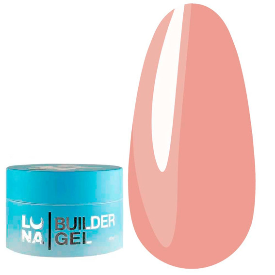 Gel for nail extension LUNA Premium Gel 09 soft peach 50 ml (323-2588-1281) - Фото №1