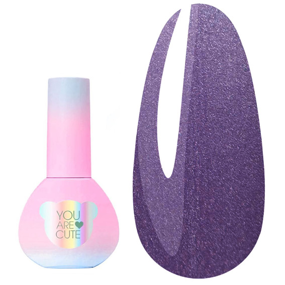 Lakier hybrydowy YOUARECUTE Color Seoul Cat Eye 4 fioletowy 5 ml (355-6359-1961) - Фото №1