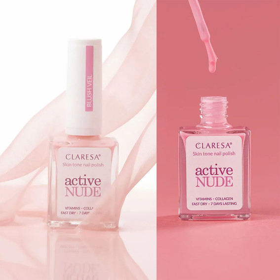 Lakier klasyczny Claresa BLUSH VEIL 9,5 ml - Фото №2