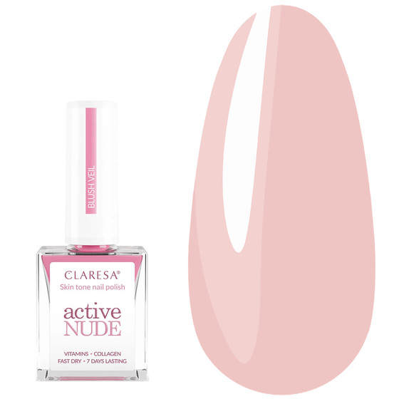 Lakier klasyczny Claresa BLUSH VEIL 9,5 ml - Фото №1