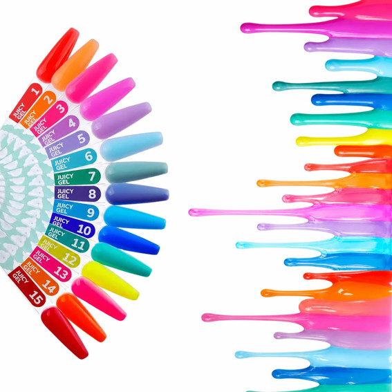 Zel budujący YOUARECUTE Juicy Gel 14 pomarańczowy 15 ml (995-5879-1716) - Фото №5