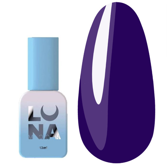 SALE Гель-лак Lunamoon Color №66 темный сине-фиолетовый 13 мл (047-2114-0350) - Фото №1