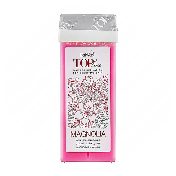 Soft wax Italwax Top Line Magnolia in a cartridge 100 ml - Фото №1
